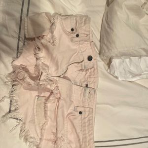 carmar/LF light pink jean shorts size 26
